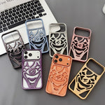 Galvanisierte Ausgehöhlte Clown Wärmeableitung TPU Handyhülle, Für iPhone 17 Pro Max, Für iPhone 17 Pro, Für iPhone 17, Für iPhone 16 Pro Max, Für iPhone 16 Pro, Für iPhone 16
