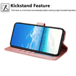 Sonnenblumen-Prägung vegane Leder-Handyhülle mit kleinem schwarzem Seil, Für iPhone 14 Pro Max, Für iPhone 13 Pro Max, Für iPhone 13 Pro, Für iPhone 13, Für iPhone 12 / 12 Pro, Für iPhone 12 Pro Max, Für iPhone 11 Pro Max, Für iPhone 11