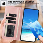 Sonnenblumen-Prägung vegane Leder-Handyhülle mit kleinem schwarzem Seil, Für iPhone 14 Pro Max, Für iPhone 13 Pro Max, Für iPhone 13 Pro, Für iPhone 13, Für iPhone 12 / 12 Pro, Für iPhone 12 Pro Max, Für iPhone 11 Pro Max, Für iPhone 11
