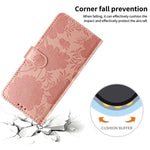 Sonnenblumen-Prägung vegane Leder-Handyhülle mit kleinem schwarzem Seil, Für iPhone 14 Pro Max, Für iPhone 13 Pro Max, Für iPhone 13 Pro, Für iPhone 13, Für iPhone 12 / 12 Pro, Für iPhone 12 Pro Max, Für iPhone 11 Pro Max, Für iPhone 11