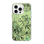 Schmetterlingsmuster silberbeschichtete PC-Hybrid TPU-Handyhülle, Für iPhone 16 Pro, Für iPhone 16 Plus, Für iPhone 16, Für iPhone 15 Pro Max, Für iPhone 15 Pro, Für iPhone 15 Plus