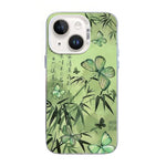 Schmetterlingsmuster Silberbeschichtete PC-Hybrid TPU-Handyhülle, Für iPhone 13 Pro Max, Für iPhone 13 Pro, Für iPhone 13, Für iPhone 13 mini, Für iPhone 12 Pro Max, Für iPhone 12 Pro