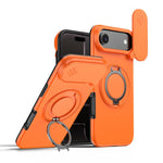 Camera Sliding Shield Magnetic Rotation Holder Phone Case, For iPhone 17 Pro Max, For iPhone 17 Pro, For iPhone 17, For iPhone Air, For iPhone 16 Pro Max, For iPhone 16 Pro