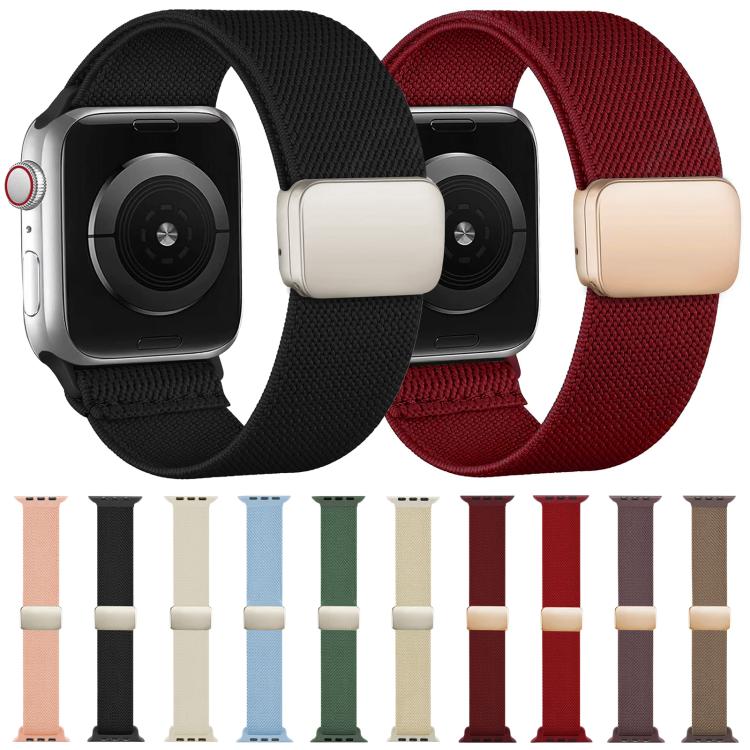 xDfind Nylon Twill Struktur Magnetische Schnalle Uhrenarmband, Für Apple Watch 42 / 44 / 45 / 46 / 49mm, Für Apple Watch 38 / 40 / 41 / S11 42mm