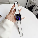 xDfind Litchi Texture Vegan Leather Magnetic Buckle Watch Band, For Apple Watch 42 / 44 / 45 / 46 / 49mm, For Apple Watch 38 / 40 / 41 / S11 42mm