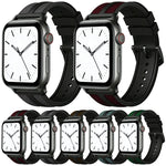 xDfind Flame Hybrid Nylon Braid Silicone Watch Band, For Apple Watch 42 / 44 / 45 / 46 / 49mm, For Apple Watch 38 / 40 / 41 / S11 42mm