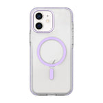 Zweifarbige PC-Hybrid TPU Magnetische Handyhülle, Für iPhone 12 / 12 Pro, Für iPhone 12 Pro Max