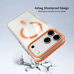 Zweifarbige PC-Hybrid TPU Magnetische Handyhülle, Für iPhone 12 / 12 Pro, Für iPhone 12 Pro Max