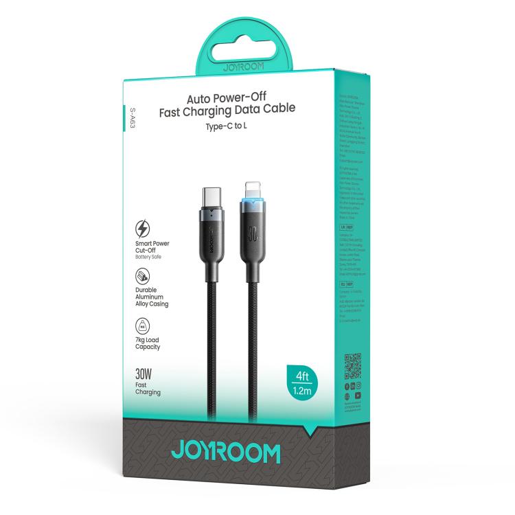 JOYROOM S-A63 StarWay Serie 1,2m 30W Type-C zu 8 Pin Automatische Abschaltung Schnellladedatenkabel, Type-C zu 8 Pin