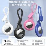 XDcase Solid Color Hard PC Protective Case with Strap, 1PC (Black), 1PC (White), 1PC (Rose Red), 1PC (Blue)
