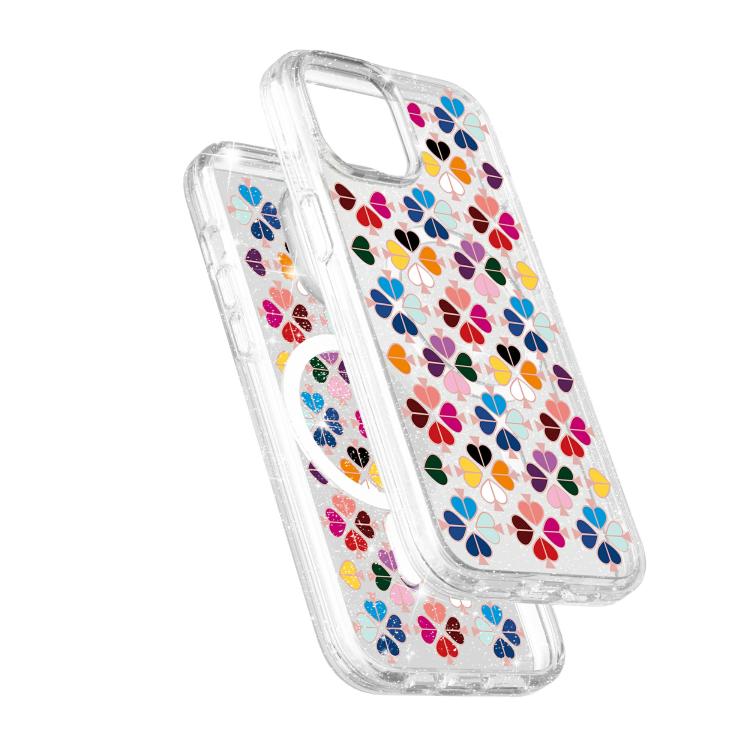 Glitzerndes Kristall Rotes Herz Muster Magnetische Handyhülle, Für iPhone 15, Für iPhone 14 Plus, Für iPhone 14, Für iPhone 14 Pro, Für iPhone 14 Pro Max, Für iPhone 13 Pro Max, Für iPhone 13 Pro, Für iPhone 13