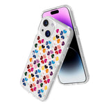 Glitzerndes Kristall Rotes Herz Muster Magnetische Handyhülle, Für iPhone 15, Für iPhone 14 Plus, Für iPhone 14, Für iPhone 14 Pro, Für iPhone 14 Pro Max, Für iPhone 13 Pro Max, Für iPhone 13 Pro, Für iPhone 13
