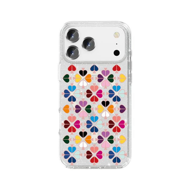 Glitzernde Kristall Rot-Herz-Muster Handyhülle mit Magnet, für iPhone 17 Pro Max, für iPhone 17 Pro