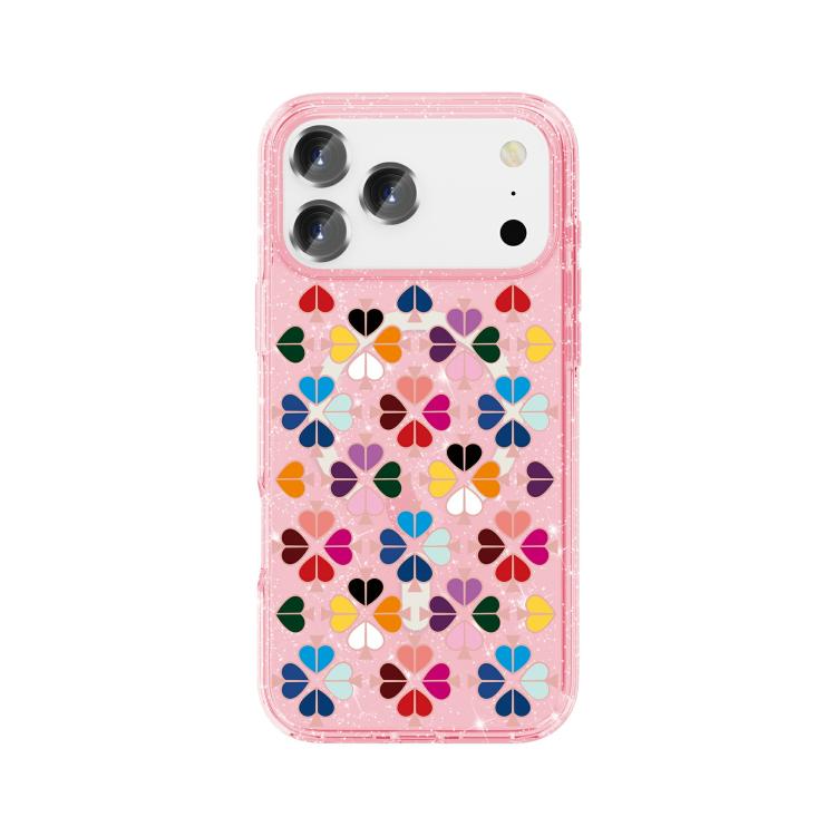 Glitzernde Kristall Rot-Herz-Muster Handyhülle mit Magnet, für iPhone 17 Pro Max, für iPhone 17 Pro