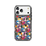 Glitzernde Kristall Rot-Herz-Muster Handyhülle mit Magnet, für iPhone 17 Pro Max, für iPhone 17 Pro