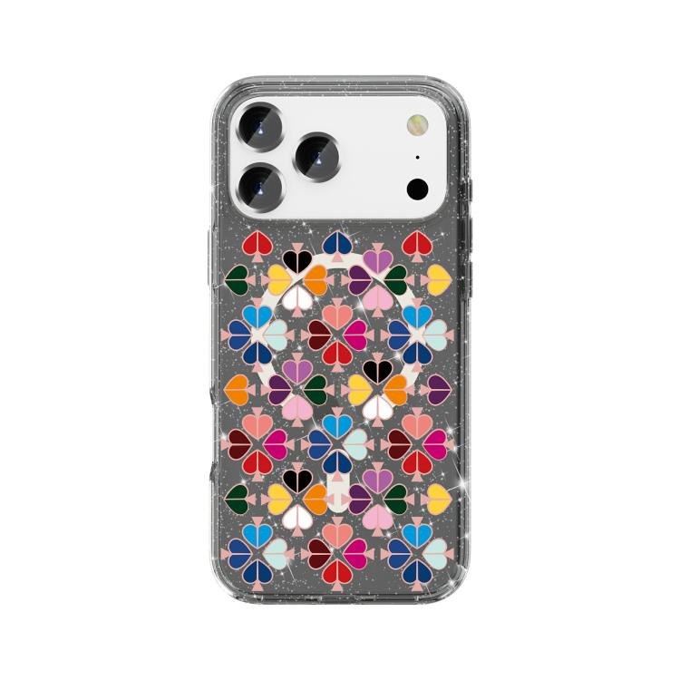 Glitzernde Kristall Rot-Herz-Muster Handyhülle mit Magnet, für iPhone 17 Pro Max, für iPhone 17 Pro