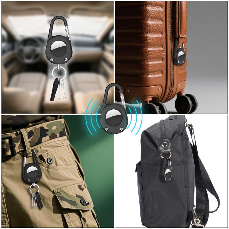 XDcase Outdoor Karabiner Schlüsselanhänger Wasserdichte Schutzhülle, Für AirTag 2. Gen / 1. Gen