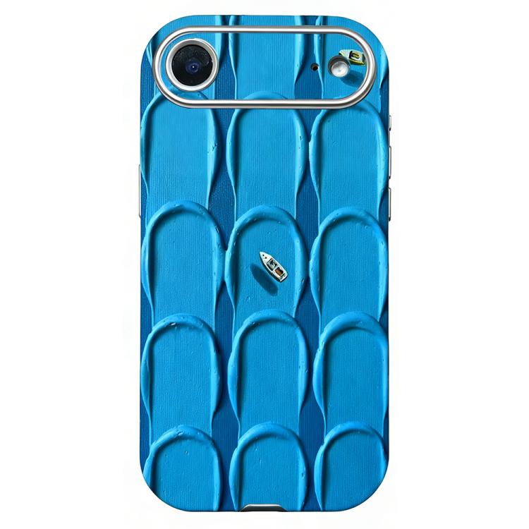 Handyhülle aus Silikon mit abgerundeten Kanten und großem Fenster, für iPhone 17 Pro Max, für iPhone 17 Pro, für iPhone 17, für iPhone Air, für iPhone 16 Pro Max, für iPhone 16 Pro, für iPhone 16 Plus, für iPhone 16