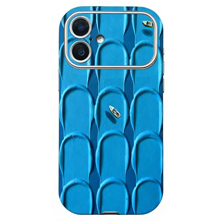 Handyhülle aus Silikon mit abgerundeten Kanten und großem Fenster, für iPhone 17 Pro Max, für iPhone 17 Pro, für iPhone 17, für iPhone Air, für iPhone 16 Pro Max, für iPhone 16 Pro, für iPhone 16 Plus, für iPhone 16