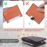 XDcase Ultra-Dünne Brieftaschen-Karten Design TPU Schutzhülle, Für AirTag 2. Gen / 1. Gen