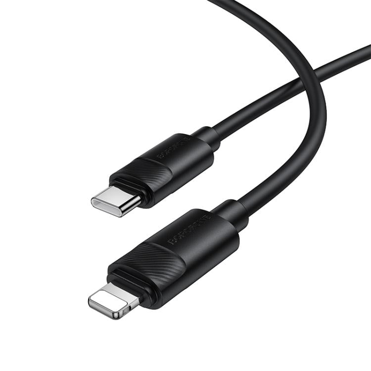 Borofone BX123 Leya PD30W Type-C zu 8-Pin Silikon Ladekabel, Länge: 1m, Type-C zu 8-Pin