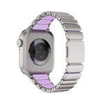 Ein-Perlen Taillen Edelstahl Norman Schnalle Magnetisches Uhrenarmband, Für Apple Watch 46mm / 49mm / 45mm / 44mm, Für Apple Watch 42mm / 41mm / 40mm / 38mm