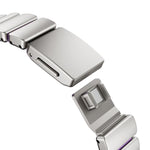 Ein-Perlen Taillen Edelstahl Norman Schnalle Magnetisches Uhrenarmband, Für Apple Watch 46mm / 49mm / 45mm / 44mm, Für Apple Watch 42mm / 41mm / 40mm / 38mm