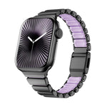 Ein-Perlen Taillen Edelstahl Norman Schnalle Magnetisches Uhrenarmband, Für Apple Watch 46mm / 49mm / 45mm / 44mm, Für Apple Watch 42mm / 41mm / 40mm / 38mm