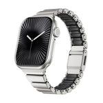 Ein-Perlen Taillen Edelstahl Norman Schnalle Magnetisches Uhrenarmband, Für Apple Watch 46mm / 49mm / 45mm / 44mm, Für Apple Watch 42mm / 41mm / 40mm / 38mm