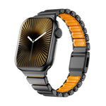 Ein-Perlen Taillen Edelstahl Norman Schnalle Magnetisches Uhrenarmband, Für Apple Watch 46mm / 49mm / 45mm / 44mm, Für Apple Watch 42mm / 41mm / 40mm / 38mm