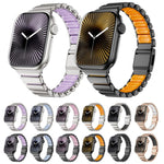 Ein-Perlen Taillen Edelstahl Norman Schnalle Magnetisches Uhrenarmband, Für Apple Watch 46mm / 49mm / 45mm / 44mm, Für Apple Watch 42mm / 41mm / 40mm / 38mm