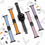 Ein-Perlen Taillen Edelstahl Norman Schnalle Magnetisches Uhrenarmband, Für Apple Watch 46mm / 49mm / 45mm / 44mm, Für Apple Watch 42mm / 41mm / 40mm / 38mm
