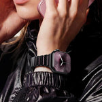 Ein-Perlen Taillen Edelstahl Norman Schnalle Magnetisches Uhrenarmband, Für Apple Watch 46mm / 49mm / 45mm / 44mm, Für Apple Watch 42mm / 41mm / 40mm / 38mm