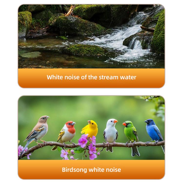 X5 Pro Ultra-dünne Kissen-Soundmaschine Schlaf Weißes Rauschen Kabelloser Bluetooth Lautsprecher