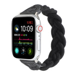 Elastic Woven Watchband For Apple Watch Series 6 & SE & 5 & 4 40mm / 3 & 2 & 1 38mm, 120mm, 130mm, 150mm