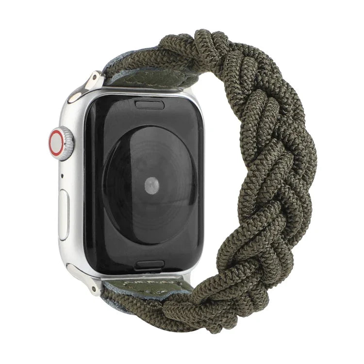 Elastisches, gewebtes Armband für Apple Watch Series 6, SE, 5 und 4 (40 mm) / 3, 2 und 1 (38 mm, 160 mm)