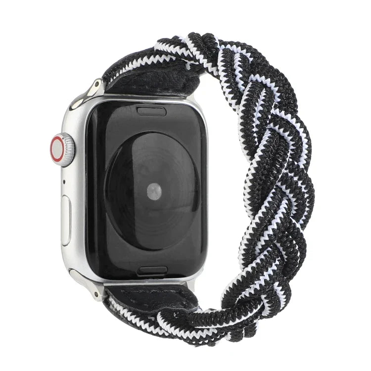 Elastisches, gewebtes Armband für Apple Watch Series 6, SE, 5 und 4 (40 mm) / 3, 2 und 1 (38 mm, 160 mm)