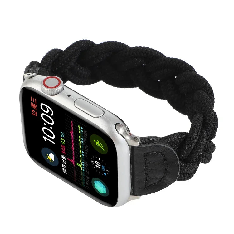 Elastisches, gewebtes Armband für Apple Watch Series 6 &amp; SE &amp; 5 &amp; 4 (44 mm) / 3 &amp; 2 &amp; 1 (42 mm, 160 mm)