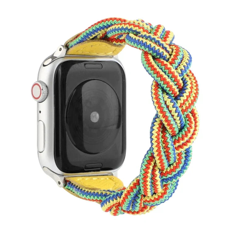 Elastisches, gewebtes Armband für Apple Watch Series 6 &amp; SE &amp; 5 &amp; 4 (44 mm) / 3 &amp; 2 &amp; 1 (42 mm, 160 mm)