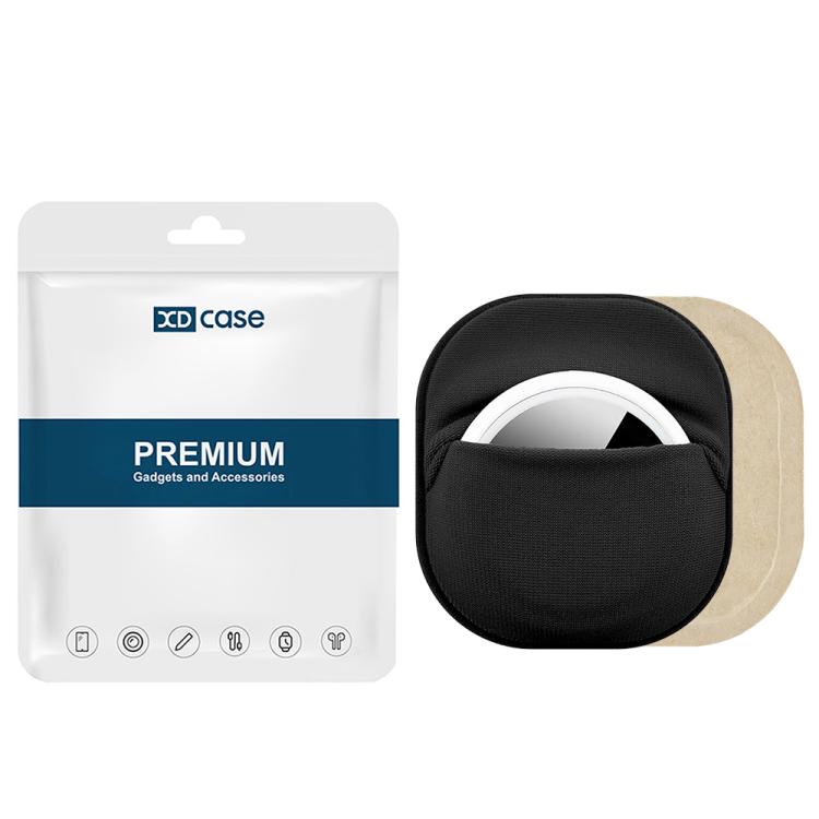 XDcase Elastische Stoff Rückseitig Klebendes Karten-Design Schutzhülle, Für AirTag 2. Gen / 1. Gen