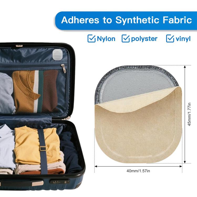 XDcase Elastische Stoff Rückseitig Klebendes Karten-Design Schutzhülle, Für AirTag 2. Gen / 1. Gen