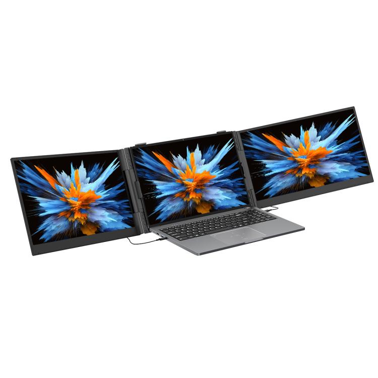 Blackview DCM6 14 Zoll Dual-Screen Tragbarer Laptop-Erweiterungsmonitor mit Ständer, DCM6