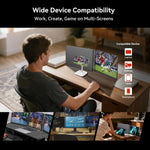 Blackview DCM6 14 Zoll Dual-Screen Tragbarer Laptop-Erweiterungsmonitor mit Ständer, DCM6