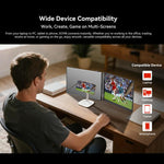 Blackview DCM8 15,3 Zoll Dual-Display Tragbare Laptop-LCD-Monitore Bildschirmverlängerung mit Ständer, DCM8