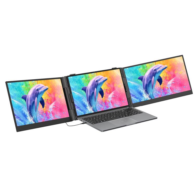 Blackview DCM8 Pro 15,3 Zoll Dual-Screen Tragbarer Erweiterungsmonitor für 14-17,3 Zoll Laptops