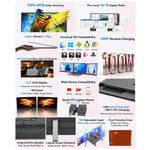 Blackview DCM8 Pro 15,3 Zoll Dual-Screen Tragbarer Erweiterungsmonitor für 14-17,3 Zoll Laptops