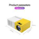 J9 1920x1080P 15 ANSI Tragbarer Heimkino Mini LED HD Digitalprojektor, Basisversion, EU-Stecker, US-Stecker, UK-Stecker, AU-Stecker