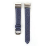 Cowboy Texture Genuine Leather Replacement Strap Watchband, For Fitbit Charge 2