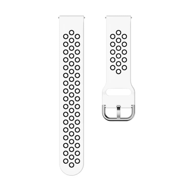 Zweifarbiges Silikon-Ersatzarmband für Samsung Galaxy Watch Active2 44 mm