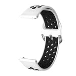 Zweifarbiges Silikon-Ersatzarmband für Samsung Galaxy Watch Active2 44 mm